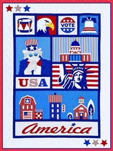 Load image into Gallery viewer, Patriotic Quilt Pattern