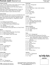 Load image into Gallery viewer, Patriotic Quilt Pattern