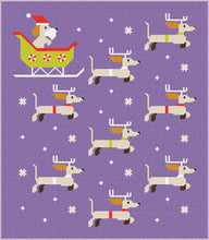 Load image into Gallery viewer, Dachshund Through the Snow Quilt Pattern