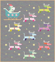 Load image into Gallery viewer, Dachshund Through the Snow Quilt Pattern