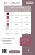 Load image into Gallery viewer, Resolutions Quilt Pattern