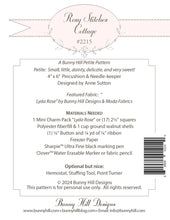 Load image into Gallery viewer, Rosy Stitches <BR>Pin Cushion & Needle Keep<BR> Kit & Pattern