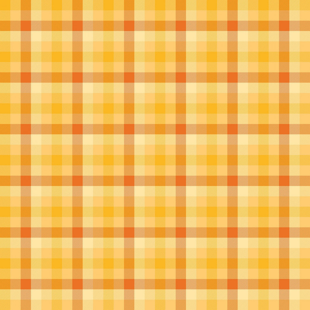 Fall's In Town - C13516 Checked Gold