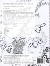 Load image into Gallery viewer, Home Is Where My Flock Is - Floss Kit and or Pattern