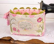 Load image into Gallery viewer, Summer Stitching Basket Pattern<BR>& Floss Kit