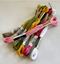 Load image into Gallery viewer, Summer Stitching Basket Pattern<BR>& Floss Kit