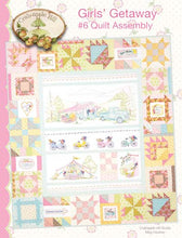 Load image into Gallery viewer, Girls' Getaway Quilt Assembly Pattern<BR>& Floss Kit