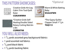 Load image into Gallery viewer, Lovey<BR>Curvy Log Cabin Trim Tool 4"