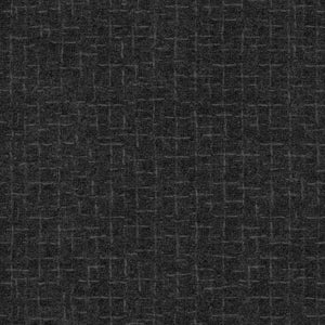 Charcoal Crosshatch Flannel  - F18051M-JK