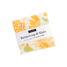 Load image into Gallery viewer, Buttercup &amp; Slate 5&quot; Charms&lt;BR&gt;Coriander Quilts
