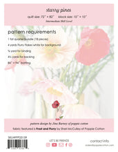 Load image into Gallery viewer, Starry Pines Pattern