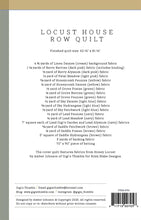 Load image into Gallery viewer, Locust House Row Quilt Pattern