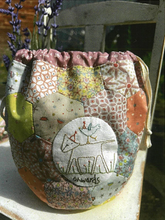 Load image into Gallery viewer, Onward Drawstring Bag<BR>Hatched & Patched