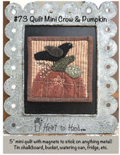 Load image into Gallery viewer, Quilt Mini Crow & Pumpkin Pattern <BR>Bundle & Save