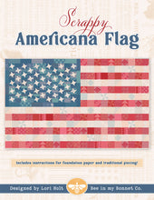 Load image into Gallery viewer, Scrappy Americana Flag<BR>designed by Lori Holt