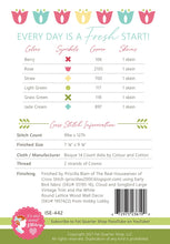 Load image into Gallery viewer, Fresh Cut "Cross Stitch" Pattern