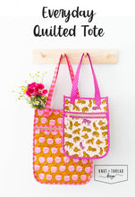 Load image into Gallery viewer, Everyday Quilted Tote
