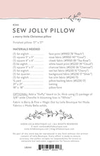 Load image into Gallery viewer, Sew Jolly Kit & Pattern