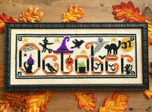 Load image into Gallery viewer, Spooky October "Cross Stitch" Pattern