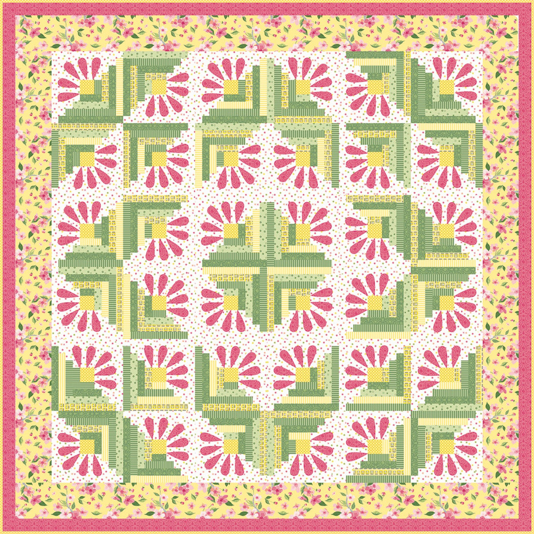 Coneflower Corner Quilt Pattern