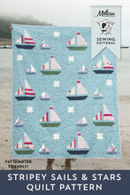 Load image into Gallery viewer, Stripey Sails & Stars Pattern