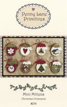Load image into Gallery viewer, Mini Mittens Christmas Ornaments
