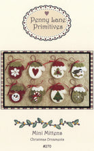 Load image into Gallery viewer, Mini Mittens Christmas Ornaments
