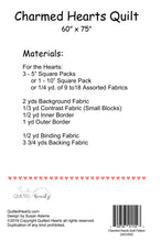 Load image into Gallery viewer, Charmed Hearts Quilt Pattern
