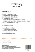 Load image into Gallery viewer, Franky Quilt Pattern