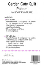 Load image into Gallery viewer, Garden Gate Quilt Pattern