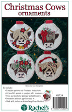 Load image into Gallery viewer, Christmas Cows Ornament Kit
