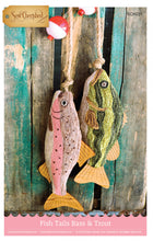 Load image into Gallery viewer, Fish Tails Bass & Trout Punch Needle