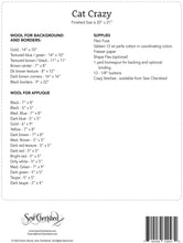 Load image into Gallery viewer, Cat Crazy Pattern<BR>Sew Cherished