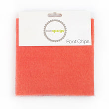 Load image into Gallery viewer, Paint Chips - 5" Squares<BR>Hand Dyed Wool Sparkle Oranges Solid by Sue Spargo