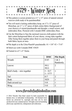 Load image into Gallery viewer, Winter Nest Punchneedle Embroidery