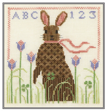 Load image into Gallery viewer, Honey-Bunny Cross Stitch Pattern