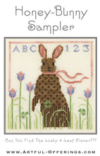 Load image into Gallery viewer, Honey-Bunny Cross Stitch Pattern