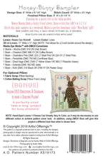 Load image into Gallery viewer, Honey-Bunny Cross Stitch Pattern