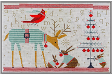 Load image into Gallery viewer, Kind & Gentle Woodland Holiday Sampler<BR>Cross Stitch Pattern