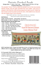 Load image into Gallery viewer, Patriotic Pinwheel Parade<BR>Cross Stitch Pattern