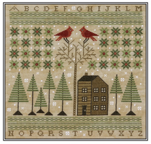 Load image into Gallery viewer, Cozy Winter Sampler<BR>Cross Stitch Pattern