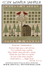 Load image into Gallery viewer, Cozy Winter Sampler<BR>Cross Stitch Pattern
