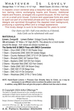 Load image into Gallery viewer, Whatever Is Lovely<BR>Cross Stitch Pattern