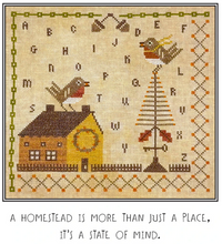 Load image into Gallery viewer, Humble Homestead Sampler<BR>Cross Stitch Pattern