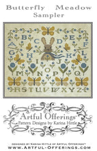 Load image into Gallery viewer, Butterfly Meadow<BR>Cross Stitch Pattern