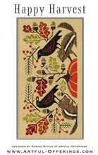 Load image into Gallery viewer, Happy Harvest Cross Stitch Pattern