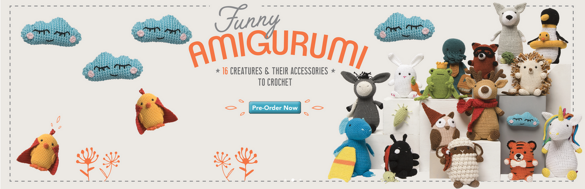 Funny Amigurumi: 16 Creatures & Their Accessories to Crochet [Book]