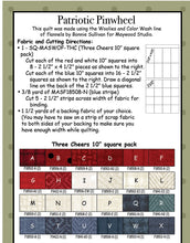 Load image into Gallery viewer, Patriotic Pinwheel Quilt Kit & Pattern