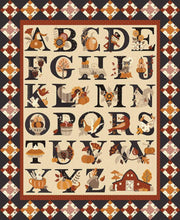 Load image into Gallery viewer, Fall Alphabet Quilt Panel &amp; Pattern
