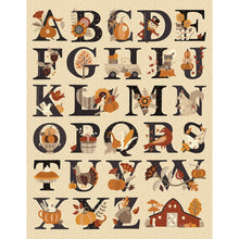 Load image into Gallery viewer, Fall Alphabet Quilt Panel &amp; Pattern
